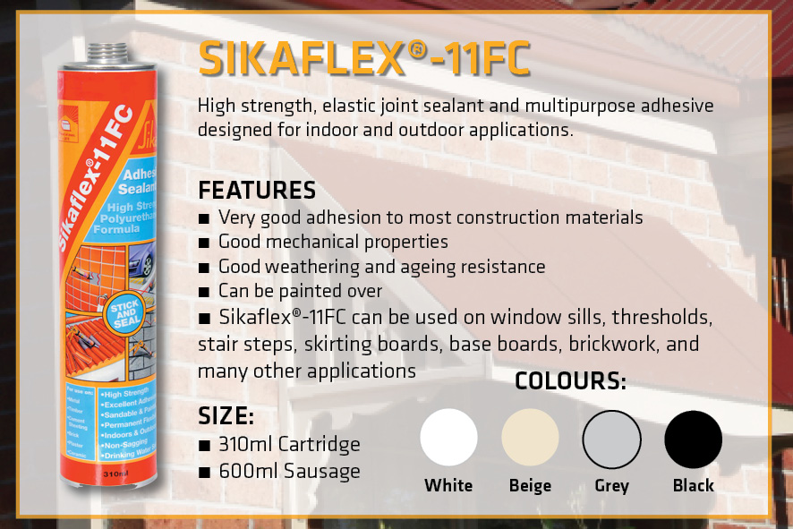 Sikaflex Pro Colour Chart